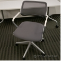 Grey & White Steelcase QiVi Ergonomic Conference Meeting Chair Grey & White Steelcase QiVi Ergonomic Conference Meeting Chair